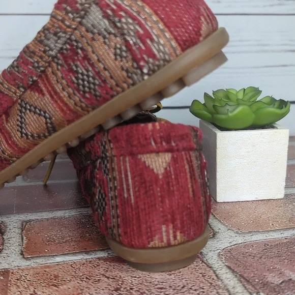 Minnetonka Baja Tapestry Southwestern‎ Boho Slip On Loafer Moccasin Women's 6.5 - Picture 11 of 16